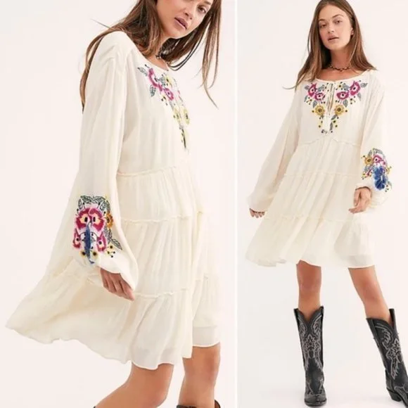 Free People Spell On You Mini Dress. - Picture 1 of 10